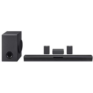 LG SQC4R Soundbar - Zwart - 4.1 Kanalen - 220W - Draadloze Subwoofer