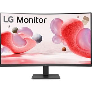 LG 32MR50C-B - gebogen monitor, 32 inch, VA 3000:1, 1500R, 16:9, snelheid 100 Hz, HDMIx2, Super Resolution+, AMD FreeSync Premium, E-classificatie, zwart