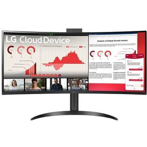 LG - 34CR651W-BP - PC - Zwart - 8 GB - 256 GB - Intel Pentium N6005