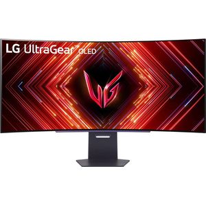LG UltraGear 45GS95QE-B OLED - Curved Ultrawide Gaming Monitor - 240Hz - 45 inch