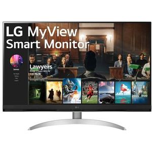 LG - Smart Monitor - 32SQ700S-W - 32 Inch - 4K - Wit - webOS 22