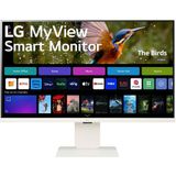 LG MyView 32SR83U-W - 4K IPS Smart Monitor - Smart TV - WebOS - Wi-Fi - Apple AirPlay USB-C 65w - 32 inch