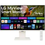 LG MyView 32SR83U-W - 4K IPS Smart Monitor - Smart TV - WebOS - Wi-Fi - Apple AirPlay USB-C 65w - 32 inch