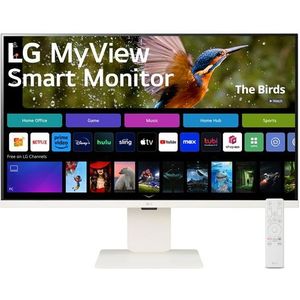 LG MyView 32SR83U-W - 4K IPS Smart Monitor - Smart TV - WebOS - Wi-Fi - Apple AirPlay USB-C 65w - 32 inch