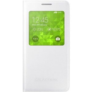 Samsung - S-View Cover - Wit - Voor Galaxy Alpha