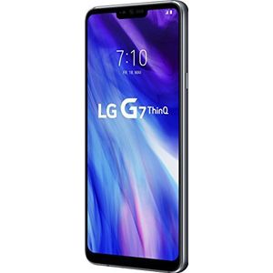 LG G7 ThinQ Smartphone (15,47 cm (6,1 inch) FullVision LCD-display, 64 GB intern geheugen, 4 GB RAM, instelbaar noch, IP68, MIL-STD-810G, Android 8.0) Platinum grijs