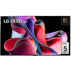 LG OLED EVO 55 inch, Smart TV 4K, OLED55G36LA, G3 Serie 2023, Design One Wall, Processor α9 Gen6, Brightness Booster Max, Dolby Vision, Wi-Fi 6, 4 HDMI 2.1 @48Gbps, VRR, ThinQ AI, webOS 23