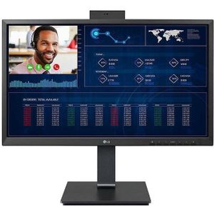LG - Thin Client 24CQ651I-6P - PC - Zwart - 23,8 Inch - Intel Pentium N6005 - 8GB RAM - 16GB eMMC