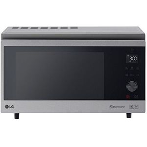 LG Electronics NeoChef MJ 3965 ACS Hybride heteluchtoven / 4-in-1: stoompan, grill, oven, magnetron, zilver