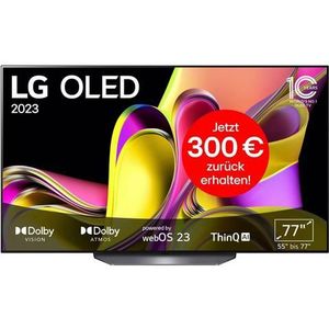 LG OLED77B3 OLED TV (77 inch / 195 cm, UHD 4K, SMART TV, webOS 23 met LG ThinQ)