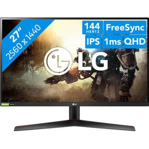 LG 27GN800 Ultragear - QHD IPS Gaming Monitor - 144hz - 27 inch