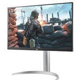 LG - 27UP650P-W - Monitor - Zilver - 27 Inch - UHD IPS LED