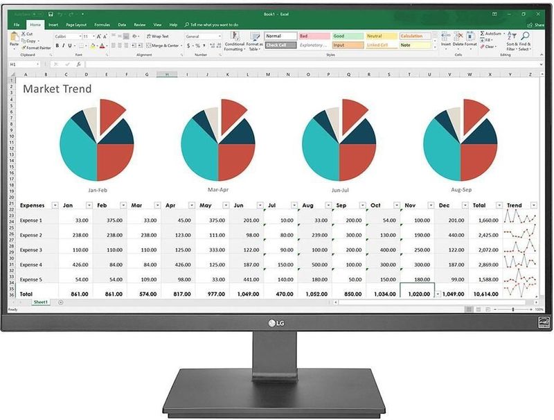 LG - 27UK670P-B - 27 Inch - 4K IPS LED Monitor - Zwart