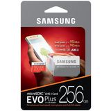 Samsung Evo Plus Micro SD Kaart - 256 GB