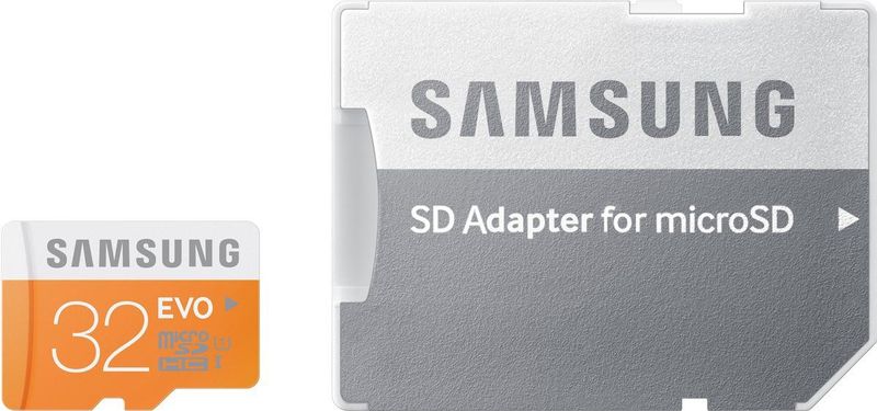 Samsung Evo+ Micro SDHC - 32GB - Class 10 - Met Adapter