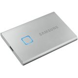 Samsung Portable T7 Touch - Externe SSD - USB C 3.2 - Inclusief USB C en USB A kabel - 2 TB - Zilver