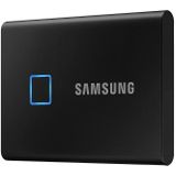 Samsung Portable T7 Touch - Externe SSD - USB C 3.2 - Inclusief USB C en USB A kabel - 500 GB - Zwart