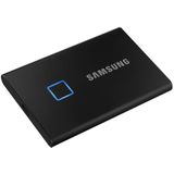 Samsung Portable T7 Touch - Externe SSD - USB C 3.2 - Inclusief USB C en USB A kabel - 1 TB - Zwart