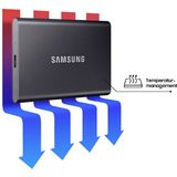 Samsung Portable T7 Touch Externe SSD 2TB - Zwart