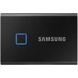 Samsung Portable T7 Touch - Externe SSD - USB C 3.2 - Inclusief USB C en USB A kabel - 2 TB - Zwart