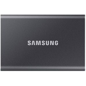 Samsung Portable T7 - Externe SSD - USB C 3.2 - Inclusief USB C en USB A kabel - Geschikt voor iPhone 15 en 16 - 2 TB - Grijs