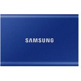 Samsung Portable SSD T7, SSD 2 TB, USB 3.2 Gen.2, 1.050 MB/s Lesen, 1.000 MB/s Schreiben, Externe SSD-Festplatte für iPhone 15 und neuer, Mac, PC, Smartphone und Spielkonsole, Blau, MU-PC2T0H/WW