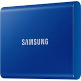 Samsung Portable SSD T7, 1 TB, USB 3.2 Gen.2, 1.050 MB/s Lesen, 1.000 MB/s Schreiben, Externe SSD Festplatte für Mac, PC, Smartphone und Spielkonsole, Indigo Blue, MU-PC1T0H/WW