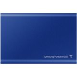 Samsung Portable T7 - Externe SSD - USB C 3.2 - Inclusief USB C en USB A kabel - 500 GB - Blauw