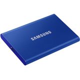 Samsung Portable T7 - Externe SSD - USB C 3.2 - Inclusief USB C en USB A kabel - 500 GB - Blauw