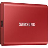 Samsung T7 SSD 2TB Rood