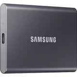 Samsung Portable SSD T7, SSD 1 TB, USB 3.2 Gen.2, 1.050 MB/s Lesen, 1.000 MB/s Schreiben, Externe SSD-Festplatte für iPhone 15 und neuer, Mac, PC, Smartphone und Spielkonsole, Grau, MU-PC1T0T/WW