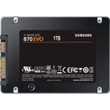 Samsung 870 EVO SATA III 2,5 Zoll SSD, 1 TB, 560 MB/s Lesen, 530 MB/s Schreiben, Interne SSD, Festplatte für schnelle Datenübertragung, MZ-77E1T0B/EU