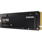 Samsung - 980 - Interne SSD - Zwart - NVMe - PCIe 3.0