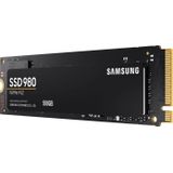 Samsung 980 - Interne SSD - PCIe 3.0 - NVMe M.2 - 500 GB