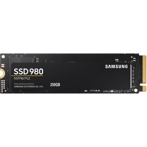 Samsung 980 - Interne SSD - PCIe 3.0 - NVMe M.2 - 250 GB
