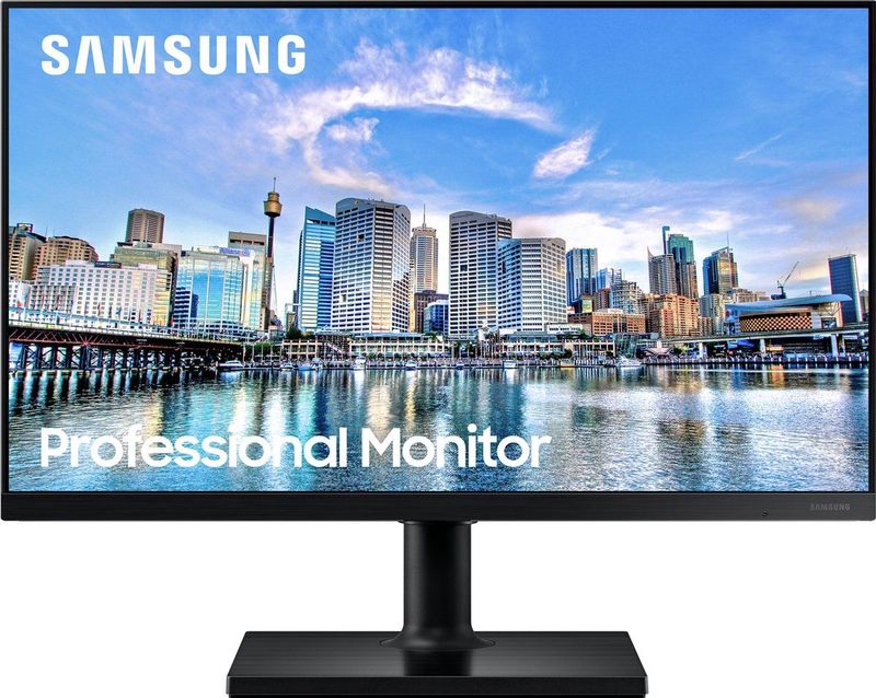 Samsung - LF22T450FQRXEN - Monitor - Zwart - 22 inch - 1920 x 1080 Pixels