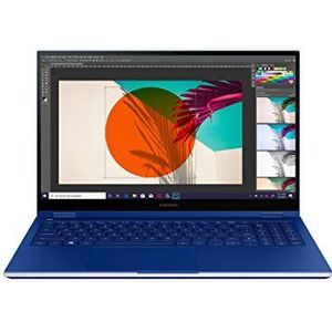 Samsung Galaxy Book Flex NP950QCG Hybrid (2-in-1) Blauw 39.6 cm (15.6"") 1920 x 1080 pixels Touchscreen 10th gen Intel Core i7 16 GB LPDDR4x-SDRAM 512 GB SSD NVIDIA, QWERTZ Toetsenbord