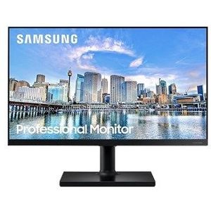 Samsung Professioneel pc-scherm, 24 inch, T45F-serie, zwart, IPS-paneel, Full HD (1920 x 1080), HDMI, displaypoort, USB, HAS-standaard en draaifunctie
