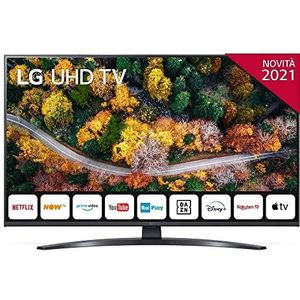LG Electronics TV 43UP78003LB 43 LED UHD 4K Smart WiFi Grey HDMI USB, grijs