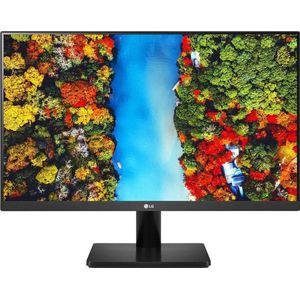 LG Electronics 24MP60G-B 24 inch Semi Gaming Monitor – FHD 1920 x 1080, IPS 1ms (MBR) 75Hz, NTSC 72% (gaming-functies: AMD FreeSync, MBR, DAS-modus, zwarte stabilisator, Crosshair), zwart en rood