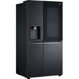 LG Side-by-Side K&#252;hlschrank GSLV71MCLE schwarz