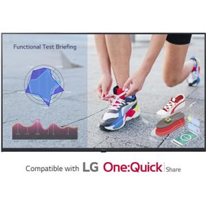 LG 86UL3J-B 86" UHD-Signage Display mit eingebauten Lautsprechern, Fernsteuerung & WLAN