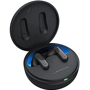 LG TONE-FP9 Bluetooth-hoofdtelefoon, draadloos, in ear-tone, zwart, bluetooth 5.2, draadloos, audio-meridiaan, ruisonderdrukking, waterdicht, antibacterieel, UV-Nano, 3 microfoons