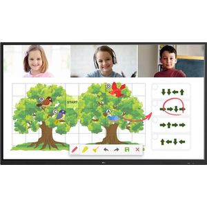 LG 86TR3PJ-B Digitale signage flatscreen 2,18 m (86") LED Wifi 390 cd/m² UHD+ Zwart Touchscreen Android 8.0 16/7