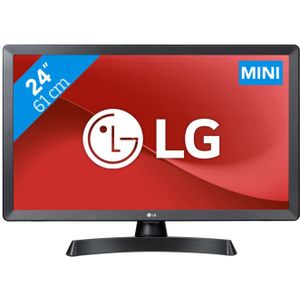 LG HD 24TQ510S-PZ tv 59,9 cm (23.6"") Smart TV Wifi Zwart, Grijs