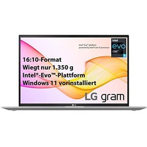 LG gram (2021) 17Z90P-G.AA66G 17""""QHD i5-1135G7 Iris Xe Plus 16GB RAM 512GB SSD W11H (17Z90P-G.AA66G)