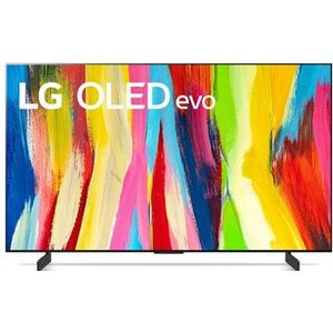 LG - OLED C2 - Ultra HD Smart TV - Zwart - 42 inch - 4K 3840 x 2160 Pixels