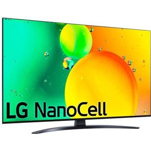 LG 43NANO766QA Smart TV WebOS2 43 inch (108 cm) 4K Nanocell, High Power processor 4K a5 Gen 5, compatibel met HDR 10, HLG en HGiG-formaten