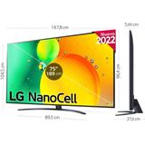 LG 75NANO766QA Televisie 75 inch