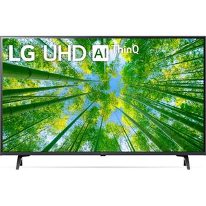 LG 43UQ80009LB UHD TV 109 cm (43 inch) (Active HDR, 60 Hz, Smart TV) [Modeljaar 2022]